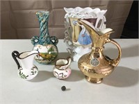 Ceramic vases and pitchers