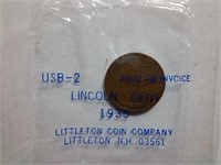 1935 Lincoln Cent Coin