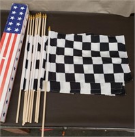 Lot of 10 Checkered Flags 12x16