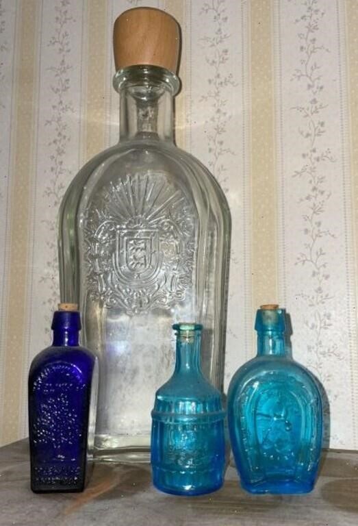 (4) Vtg Wheaton Glass Bottles: Staubmuller’s