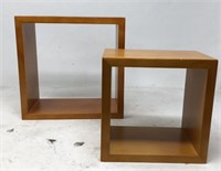 Square Wall Shelves 8” x4” and 6” x 4”