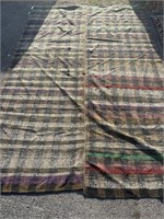Vintage Kilim Handmade Rug 6'9" x  - with holes
