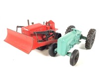 Dinky Supertoys Bulldozer, Tootsie Tractor