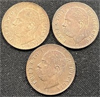 1899 - Italy 1 c coins