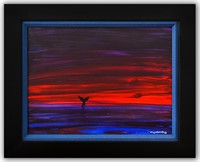 Wyland- Original Painting on Canvas "Dark Waters"