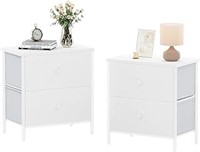 Boluo White Nightstands Set Of 2 - Nightstand And