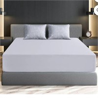 Grey Fitted Sheet for Twin Bed