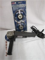 Craftsman 4.5" angle grinder including 10