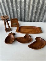 Wood Platters and Decor