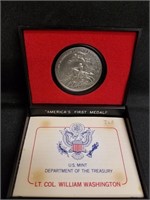 "America's First Medals" Lt Col William Washingt