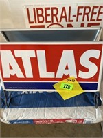 Atlas tire display rack