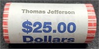 (25) Thomas Jefferson Presidential Dollar