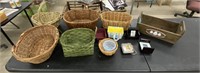 Group of Baskets and Home Decor