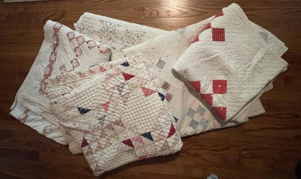 Five Antique Quilts