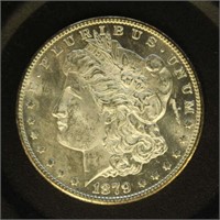 US Silver Coin 1879-S Morgan Silver Dollar $1, Cir