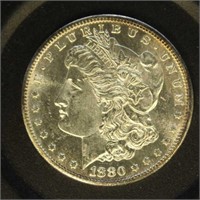 US Silver Coin 1880-S Morgan Silver Dollar $1, Cir