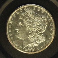 US Silver Coin 1880-S Morgan Silver Dollar $1, Cir