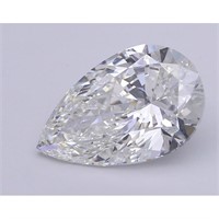 Igi Certified Pear Cut 10.57ct Vvs2 Lab Diamond
