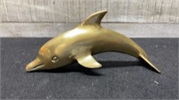 9" Solid Brass Dolphin
