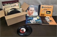 Box of 46 Vintage Records & 5 Box Sets