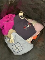 Contractor bag full of women’s Medium sweatshirts