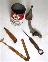 Vintage Texaco Oil Can + Vintage Shop