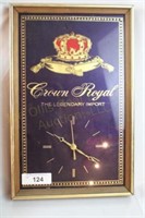Crown Royal Clock 11x17
