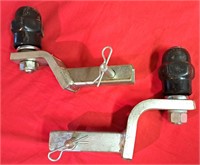 PAIR HEAVY DUTY BALL & HITCH FOR TOWING 2 SIZES