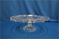 Pedestal cake plate, 12 X 4.5"H