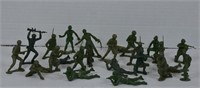 Group of Green Plastic Toy Solders