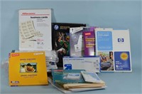 Paper, Folders, Cards, Labels and Envelopes