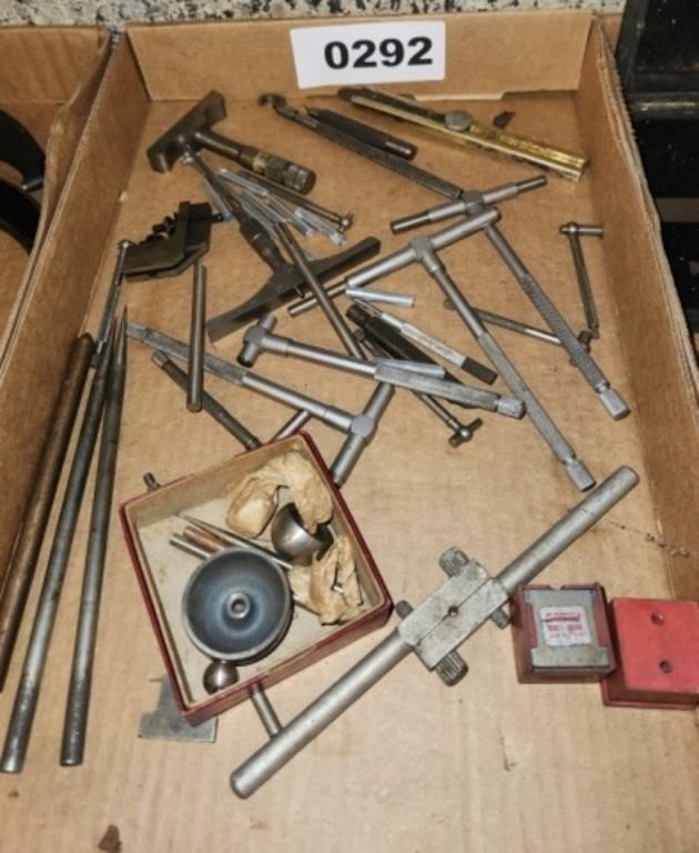 FLAT OF VARIOUS MACHINISTS TELESCOPING GAUGES