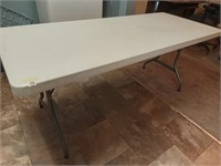Lifetime foldable table, 72" x 30"