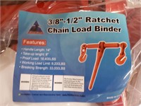 3/8" x 1/2" Ratchet Binders. Qty.5