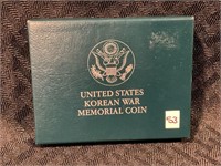 UNITED STATES MINT 1991 KOREAN WAR MEMORIAL COIN