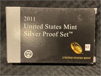 2011 UNITED STATES MINT SILVER PROOF SET