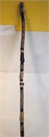 Hand Craved Walking Stick - 46" Tall