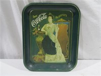 Coca Cola Metal Tray 13 1/2" x 11"