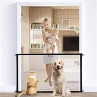 2 Pack Dog Gate for Stairs Pet Gates for