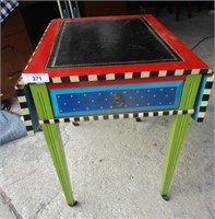 Colorful Accent Drop Leaf Table