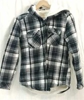 Small Ladies Boston Trader Lined Flannel Hoodie