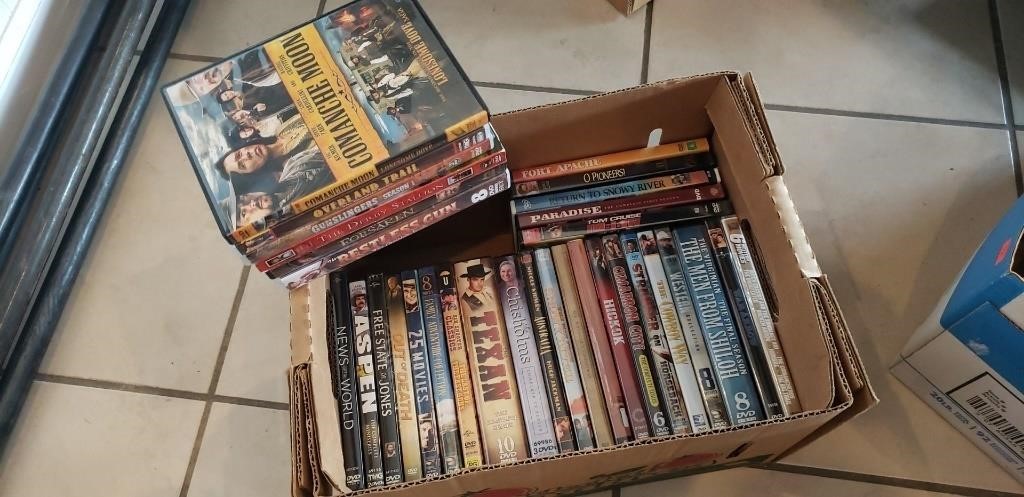 Box Of (30+) Assorted DVDS