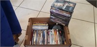 Box Of (40+) Assorted DVDS