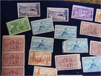 1930's & 40's US Postage Stamps