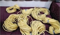 Seven pieces of poly rope