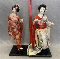 Vintage Japanese Geisha Dolls