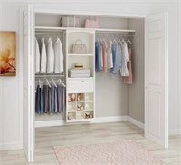 allen + roth Solid Shelving Wood Closet System $38