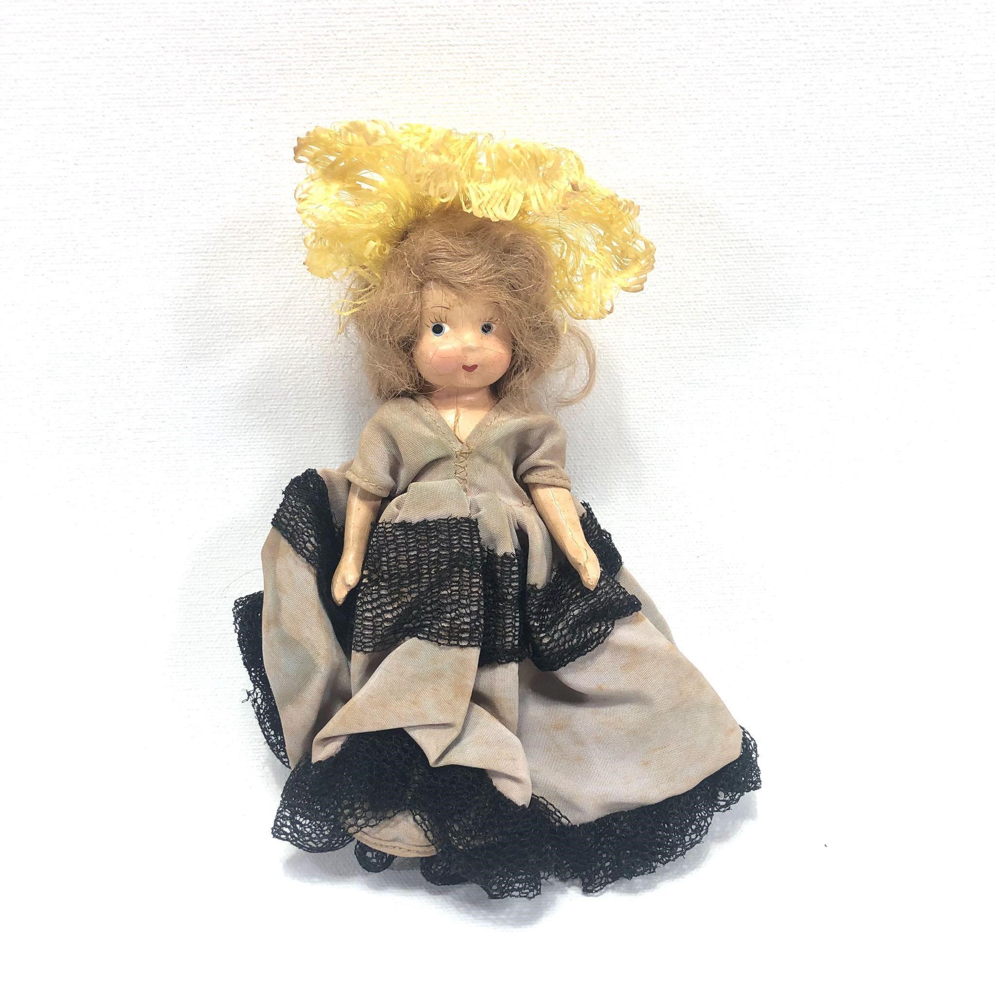 Vintage Nancy Anne Storybook Doll Black Dress