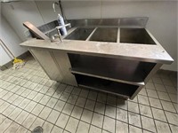 SS Sink & Heated Serving Station