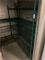 2x Wire Storage Racks w/ 4 Shelves